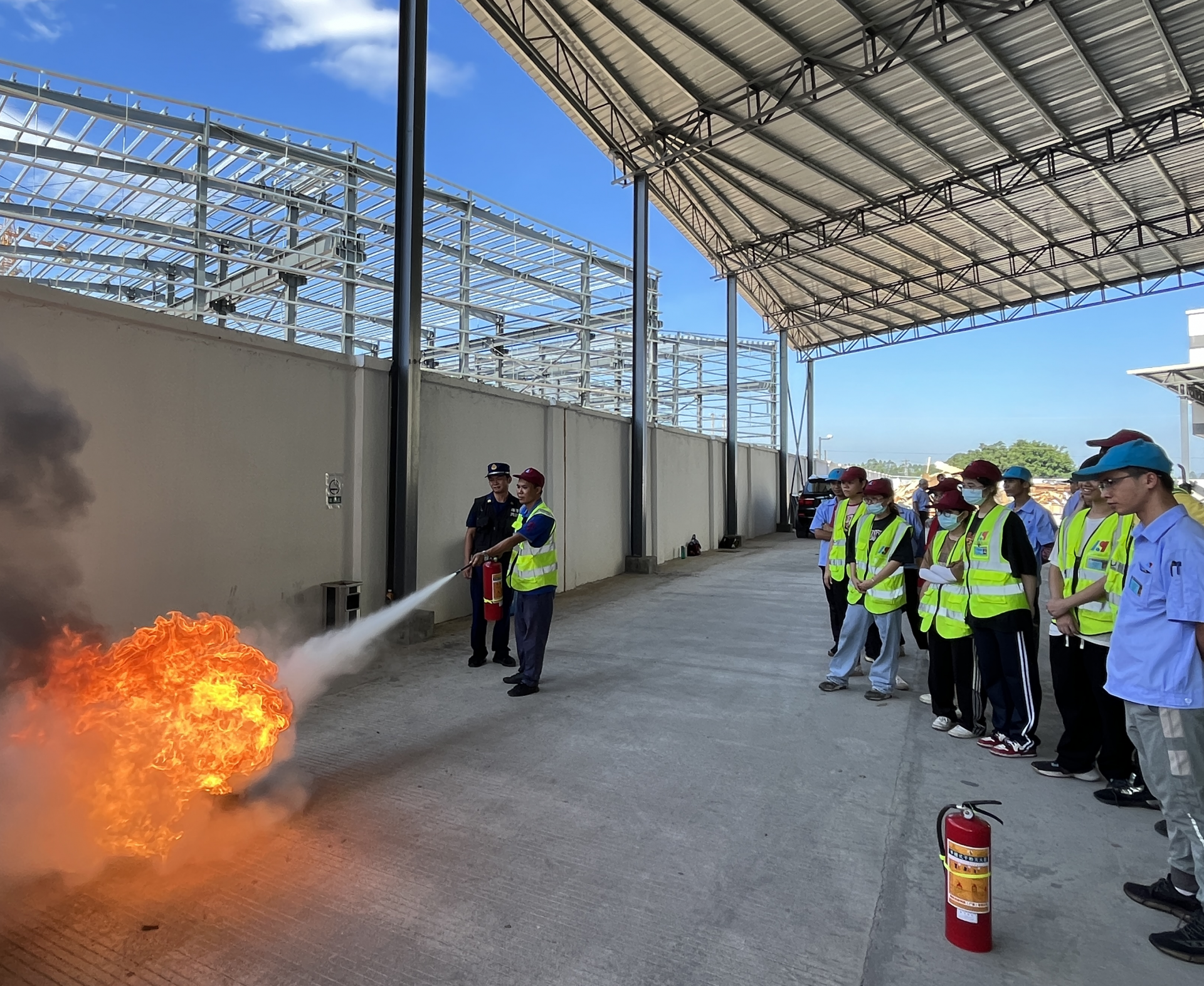 力源科技消防演練